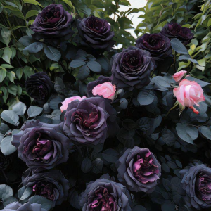 Роза Черная купить по цене от 450р. в интернет-магазине «Посадика» с доставкой почтой в в Спасск-Дальнийе и по всей России – [изображение №1].