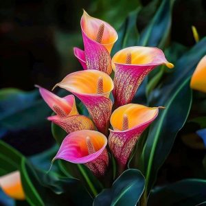 Калла Оникс купить по цене от 450р. в интернет-магазине «Посадика» с доставкой почтой в в Спасск-Дальнийе и по всей России – [изображение №1].