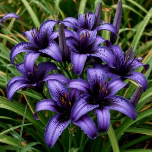 Лилейник Блю Айрис купить по цене от 324р. в интернет-магазине «Посадика» с доставкой почтой в в Спасск-Дальнийе и по всей России – [изображение №1].